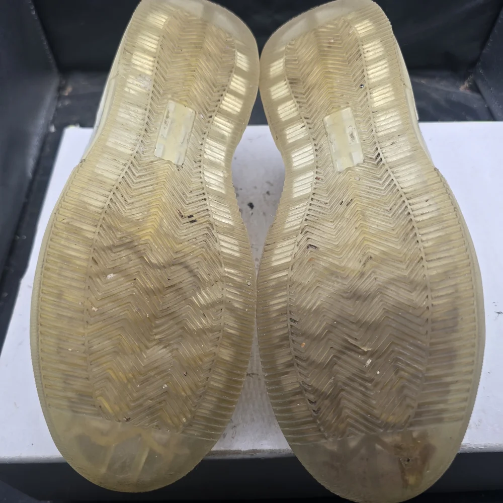 42 GOLD White Platform Sneakers‎